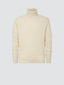 White Wool High Neck Sweater